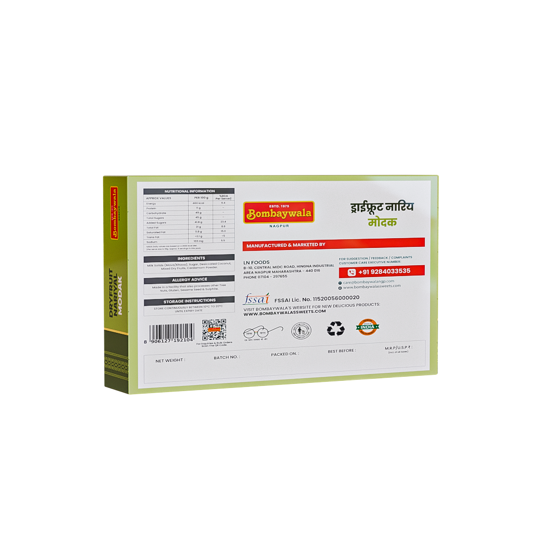 Dryfruite Nariyal Modak 200gm