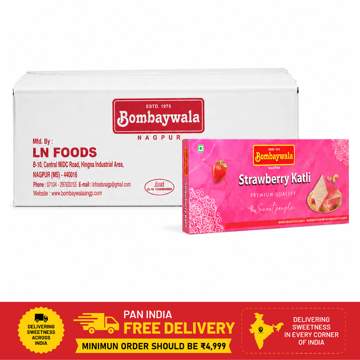 Strawberry Katli